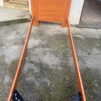 Letto singolo con rete doghe