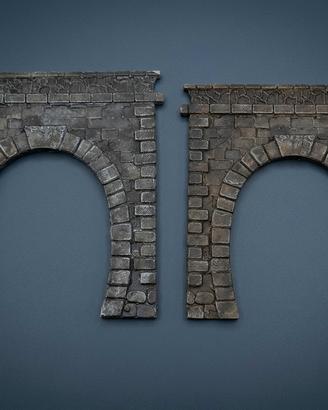 Portale Galleria ad Arco in Pietra (Scala H0)