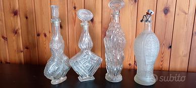 BOTTIGLIE IN VETRO DA COLLEZIONE
