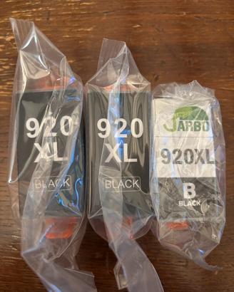 3 Cartucce HP 920xl Nero
