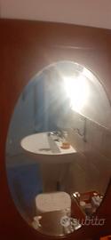Toeletta con specchio da bagno 