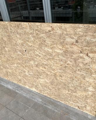 13 Pannelli osb L 250 x H 125 cm Sp 9 mm naturale