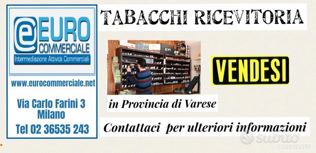 541/18 adiacenze B. Arsizio, Tabaccheria Ricevitor