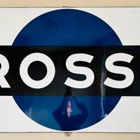 Insegna Vintage Smaltata "ROSSI"