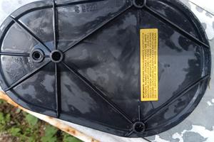 ape piaggio 703 coperchio filtro e carter motore 