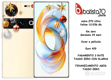 nubia Z70 Ultra Yellow 12/256 Gb