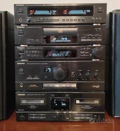 Impianto Stereo Hi-Fi Vintage Technics Completo