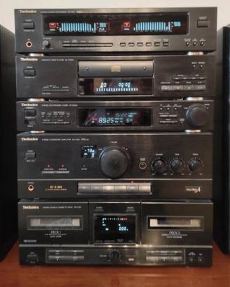 Impianto Stereo Hi-Fi Vintage Technics Completo