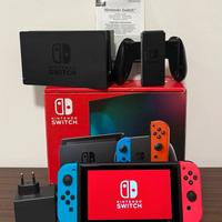 Nintendo Switch V2 Console Switch Completa + Cavi