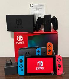Nintendo Switch V2 Console Switch Completa + Cavi