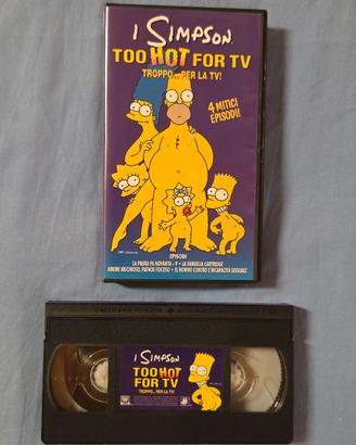 VHS Originale I Simpson Too Hot For TV – 4 Episodi