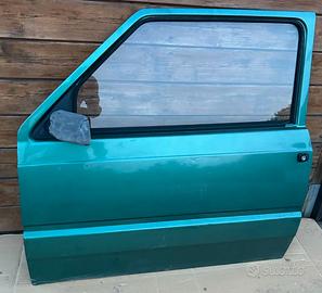 Portiera ant. SX Fiat Panda 141 verde completa
