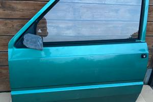 Portiera ant. SX Fiat Panda 141 verde completa
