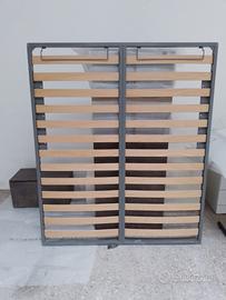 Rete con doghe in legno per letto contenitore