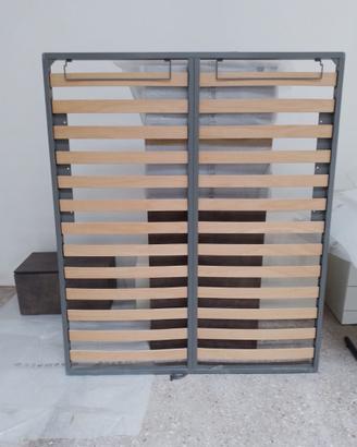 Rete con doghe in legno per letto contenitore