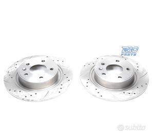 DISCHI FRENO FORATI E SCANALATI PER HONDA