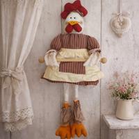 Gallina porta asciugamani country - 60 cm