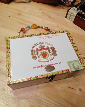 cigar box borsetta da scatola di sigari 