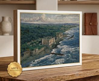 Ladispoli - Gouache stampata su tela pittorica