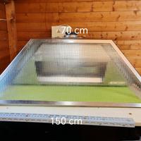 Cappa di design  arc linea vetro e acciaio