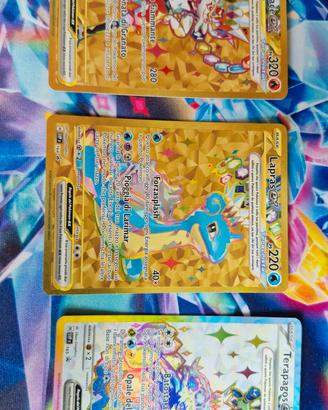 carte promo Cinderace,Lapeas,Terapagos EX
