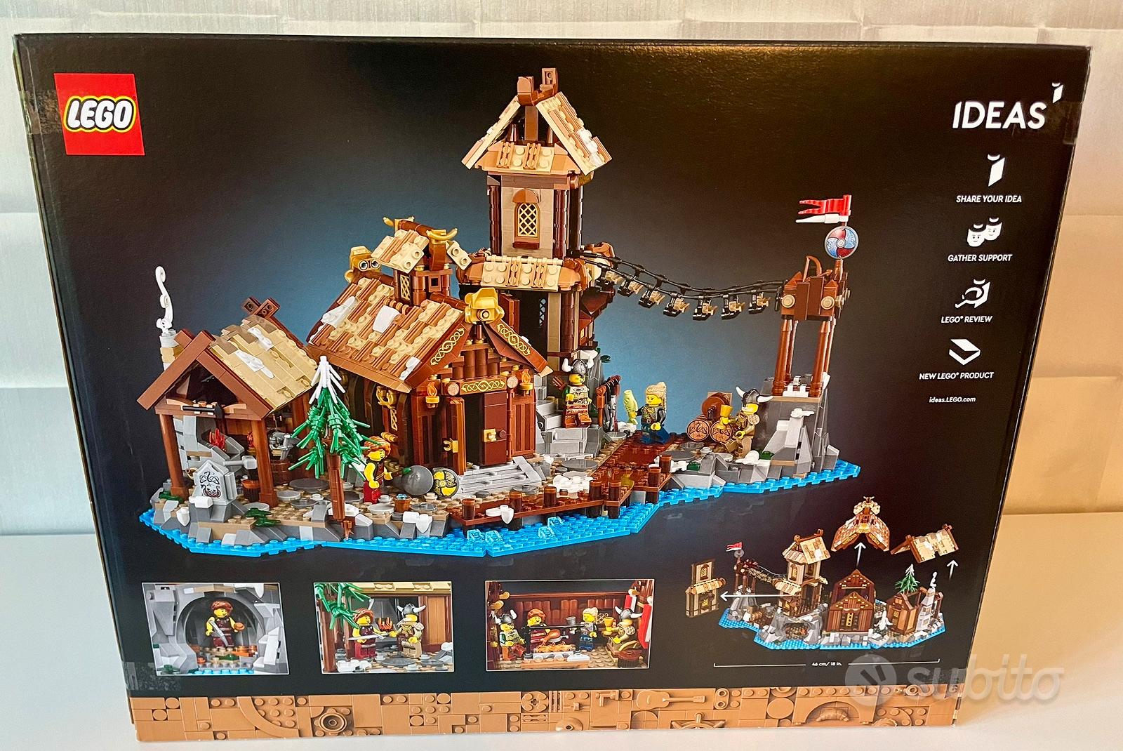 LEGO Ideas 21343 Villaggio Vichingo, Kit Modellismo per Adulti da  Costruire, da collezione in Vendita Online