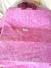 Borse carta rosa 