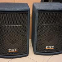 Coppia  casse attive FBT LF 30A audio live studio