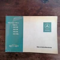 Mercedes benz 280/450s manuale. 