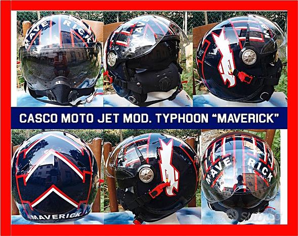 Casco moto jet “maverick”
 in vendita a Lucca