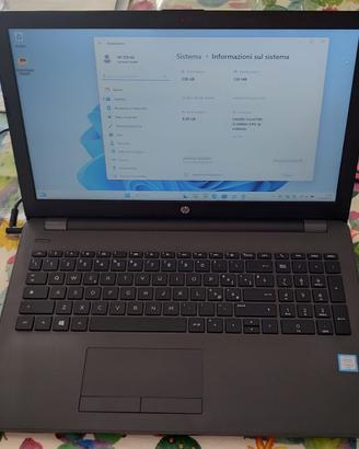 HP250G6 i36006U/8GB RAM/256GB SSD/HDMI/HD/W11PRO++