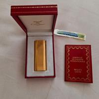 Accendino vintage anni 70 Cartier placcato oro 18k
