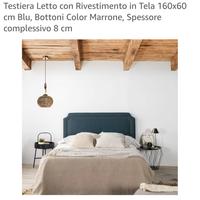 testiers  letto in tessuto