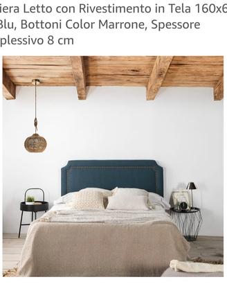 testiers  letto in tessuto
