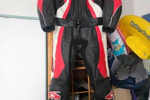 Tuta moto in  pelle della Spyke taglia 52