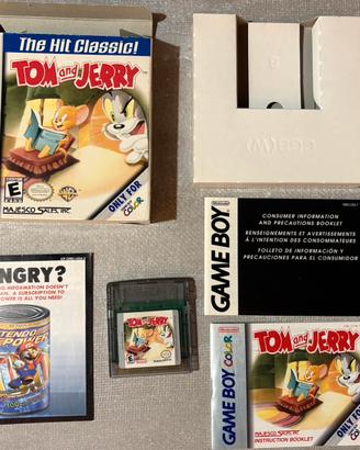Videogioco Tom e Jerry per Game Boy con scatola