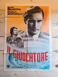 Manifesto cinema "IL GIUOCATORE" Linda Baarowa 
