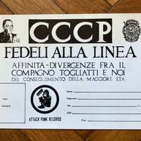 CCCP FEDELI ALLA LINEA - Memorabilia originale