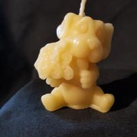 Candela in cera d'api pura 