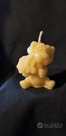 Candela in cera d'api pura 