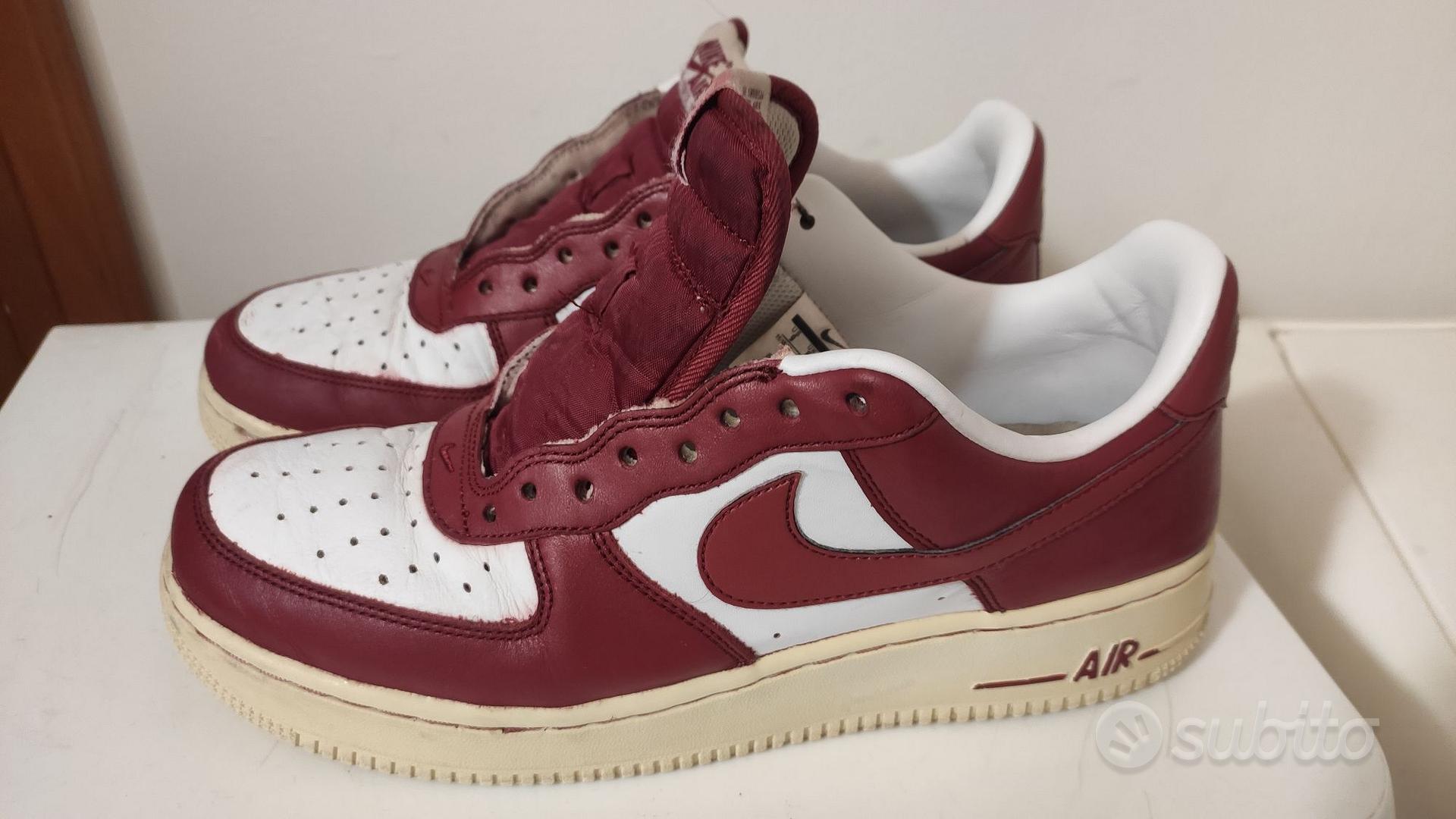 Nike air force 1 bianche e rosse best sale