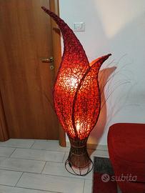 lampada da terra stile etnico 