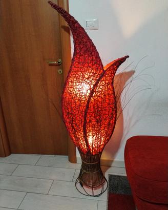 lampada da terra stile etnico 