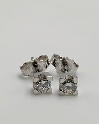 ORECCHINI ORO 0.30 ct DIAMANTI PUNTO LUCE