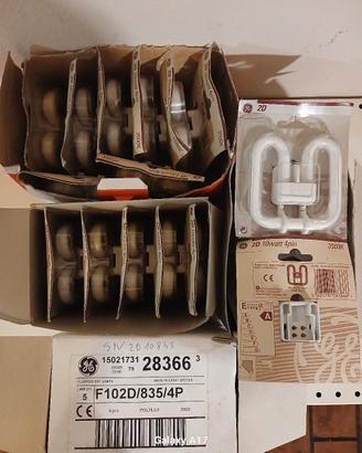 18 Lampadine fluorescenti Polilux 10W 4 pin