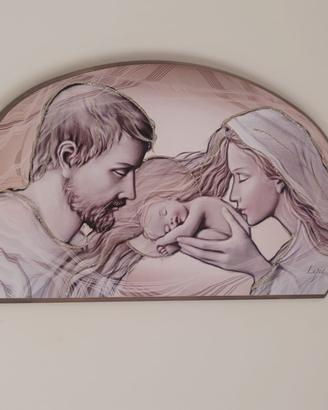 Quadro religioso in legno
