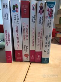 Libri costituiti  6 unita’ lotto Felicia Kingsley
