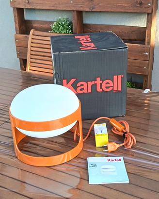 Kartell Lampada KD 28 Joe Colombo Arancione Nuova