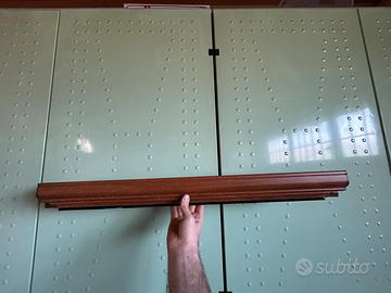 3 Zanzariere 795 x 1450 mm, tinta legno