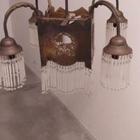 Lampadario stile Liberty